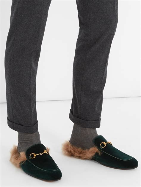 gucci princetown mens|Gucci princetown fur sale.